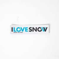 [NEW] I LOVE SNOW ステッカー横長