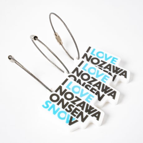 I LOVE NOZAWA ONSEN SNOW アクリルキーホルダー