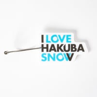 I LOVE HAKUBA SNOW アクリルキーホルダー