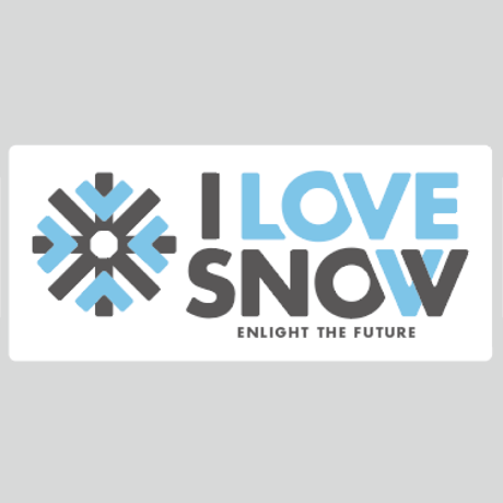 [NEW] I LOVE SNOW ステッカーBIG