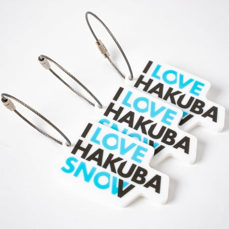 I LOVE HAKUBA SNOW アクリルキーホルダー