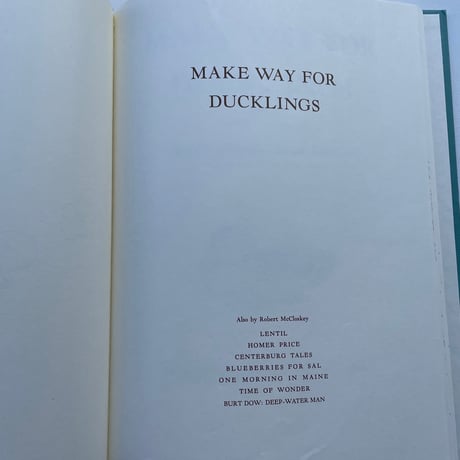 Make way for ducklings