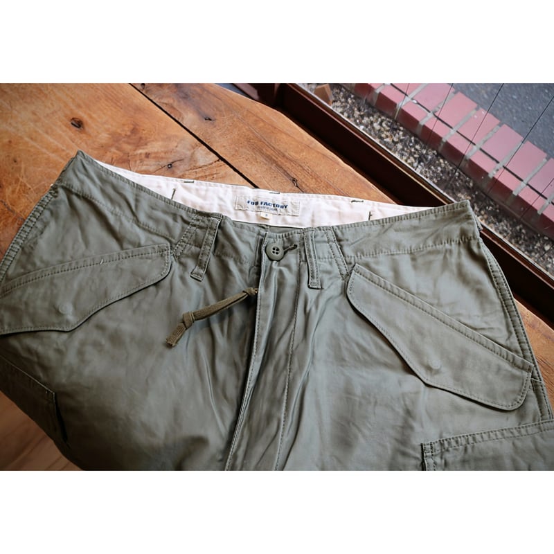 新品未使用タグ付き、FOB factory FIELD CARGO PANTS FOBFACTORY 【M65 FIELD CARGO PANTS】OLIVE Size.3（