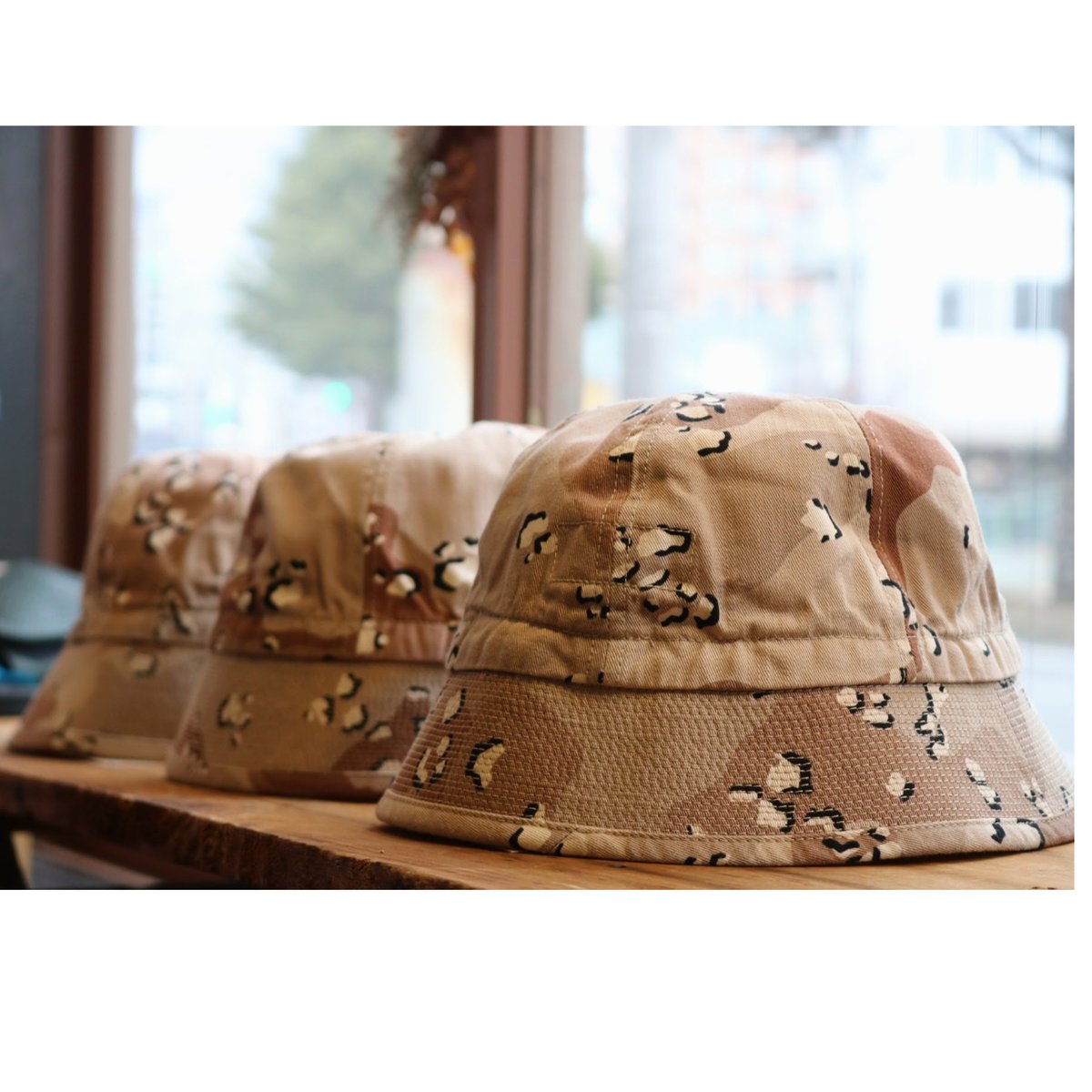 帽子 gami cableami【CHOCO CHIP CAMO DIXIE HAT】Size.L | alley