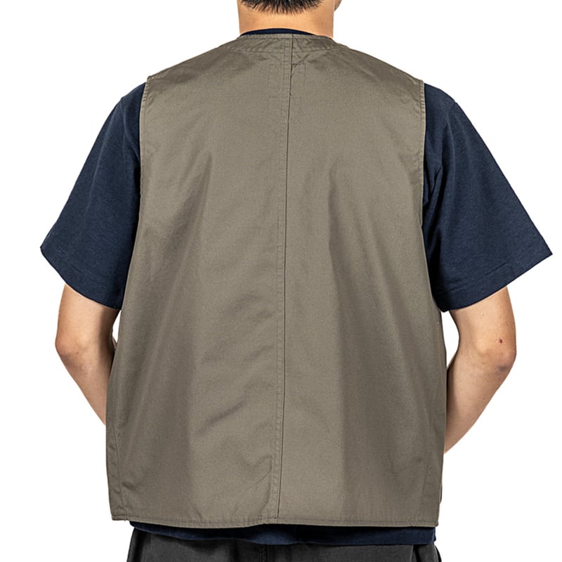 WORKERS 【 W&G Vest , Heavy Ventile , Wolf Grey WORKERS 【 W&G Vest , Heavy Ventile , Wolf Grey