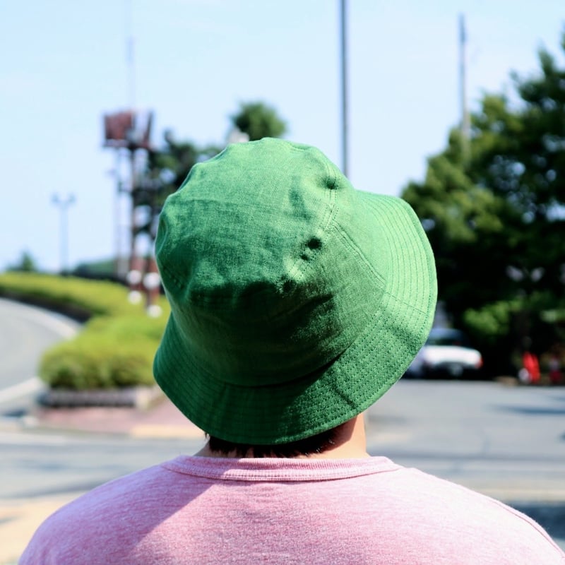 cableami【 BUCKET HAT 】LinenHerringbone / Black
