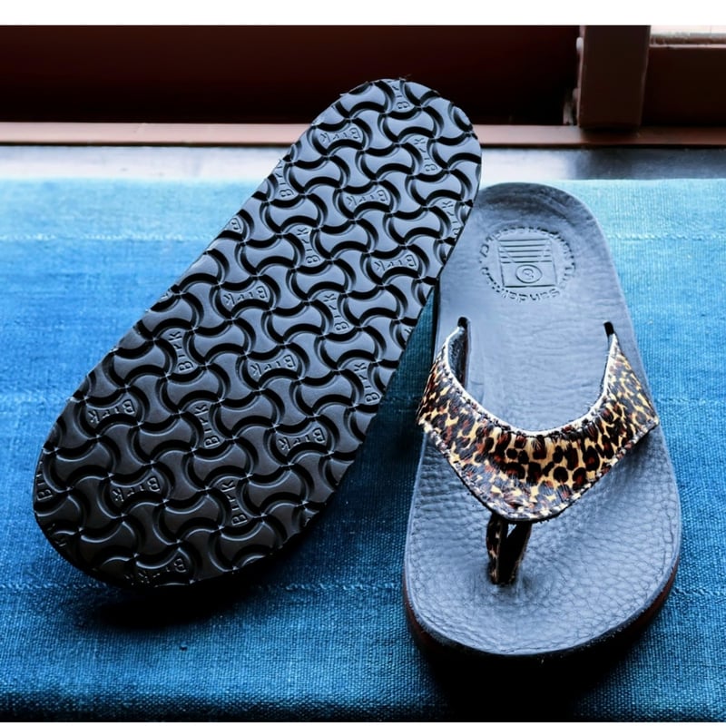 THE SANDALMAN【 BEACH NARROW 】LEOPARD | alley