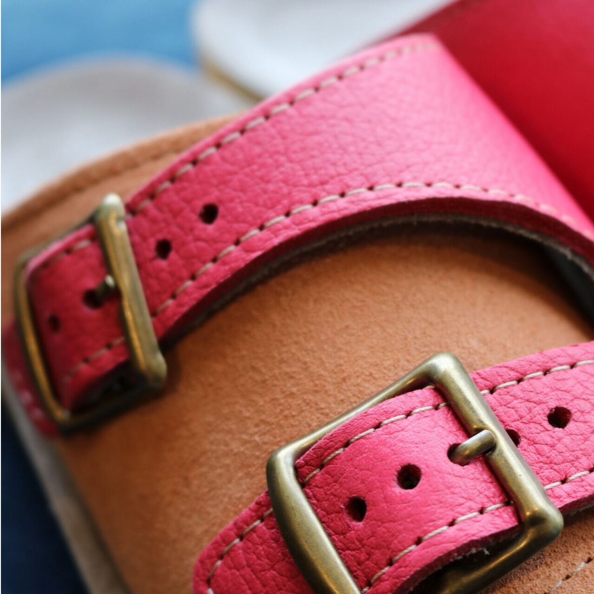 【新品未使用】The Sandalman US9 THE SANDALMAN【 DOUBLE BUCKLE 】2Tone Size.US9 |