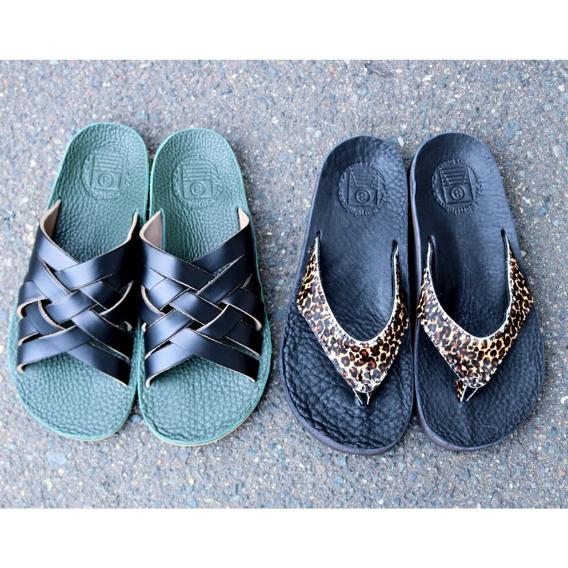 THE SANDALMAN【 BEACH NARROW 】LEOPARD | alley