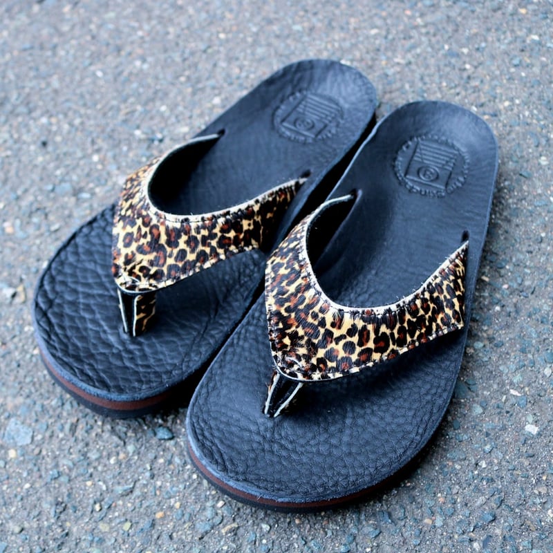 THE SANDALMAN【 BEACH NARROW 】LEOPARD | alley