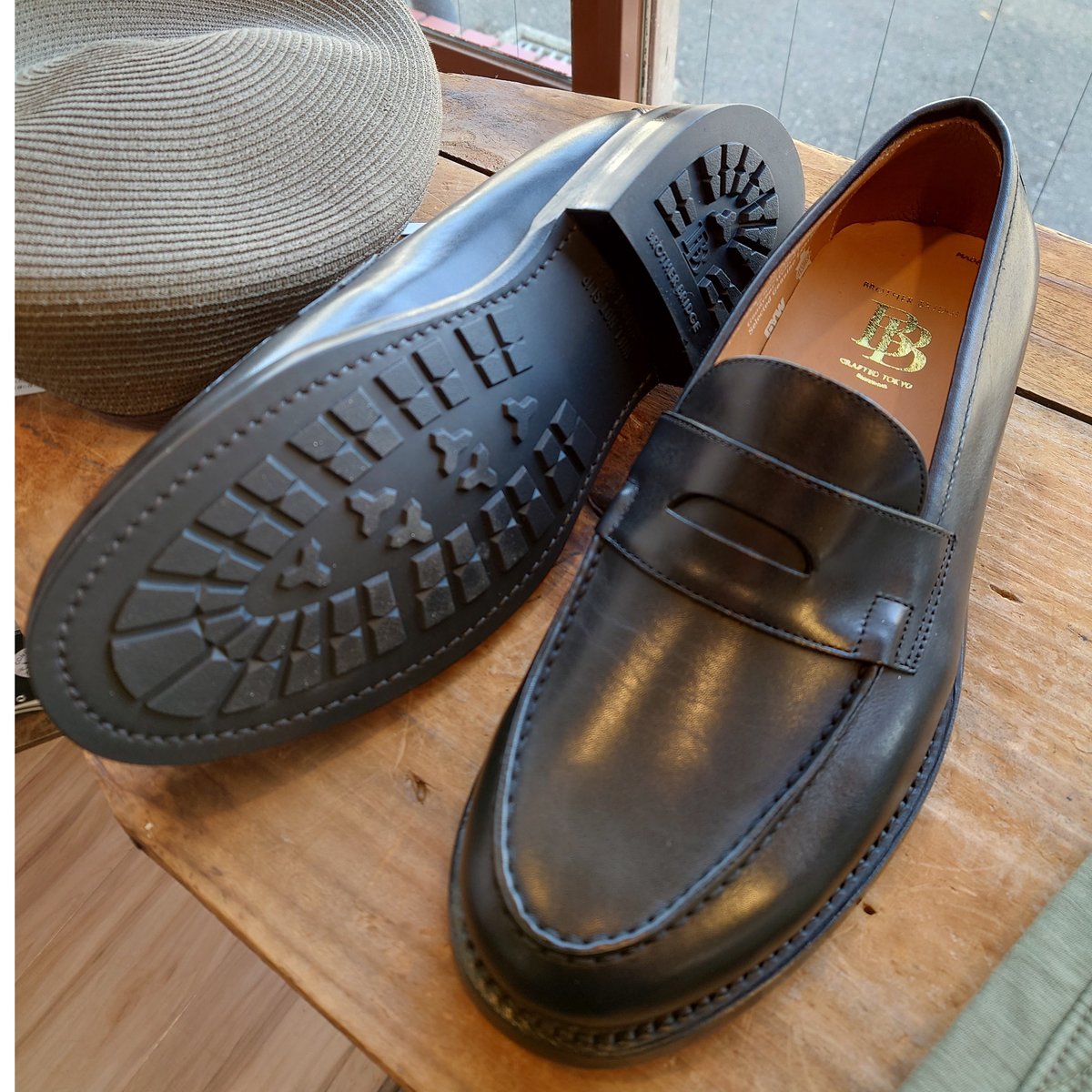 BROTHER BRIDGE【 KELLY 】VintageCalf/Black Size.9 BROTHER BRIDGE【 KELLY 】VintageCalf/Black Size.9