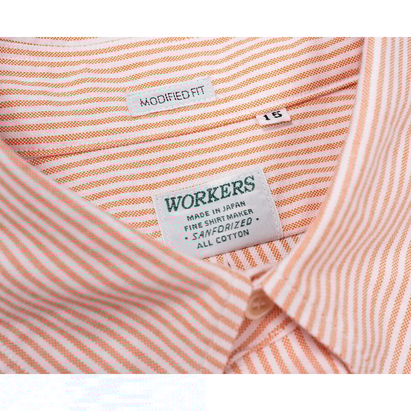 WORKERS 【 Modified BD , Orange Stripe Supima OX