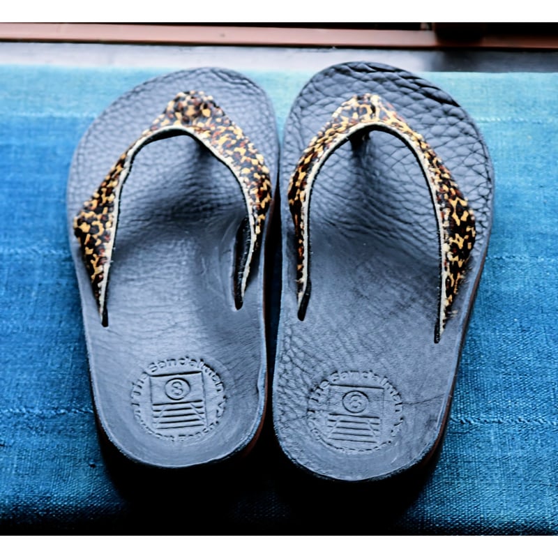 THE SANDALMAN【 BEACH NARROW 】LEOPARD | alley