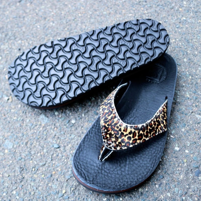 THE SANDALMAN【 BEACH NARROW 】LEOPARD | alley