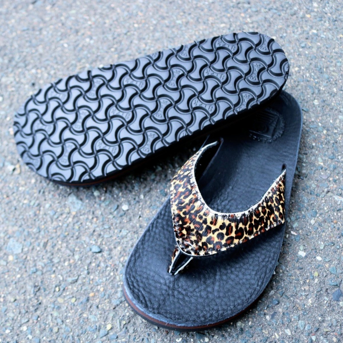THE SANDALMAN【 BEACH NARROW 】LEOPARD | alley