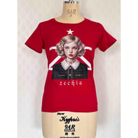 【受注生産】 レディス プリントTシャツ ZT-Ladies シリーズ（レッド）
