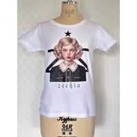 【受注生産】 レディス プリントTシャツ ZT-Ladies シリーズ （ホワイト）