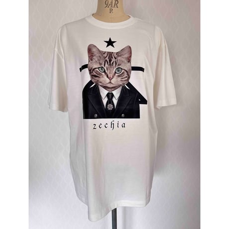 【受注生産】 プリント Big-Tシャツ ZT-BIG シリーズ  （ホワイト）