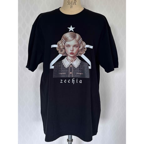 【受注生産】 プリント Big-Tシャツ ZT-BIG シリーズ （ブラック）