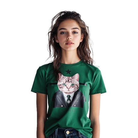 【受注生産】 レディス プリントTシャツ ZT-Ladies シリーズ（エバーグリーン）