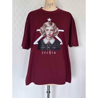 【受注生産】 プリント Big-Tシャツ ZT-BIG シリーズ （バーガンディ）