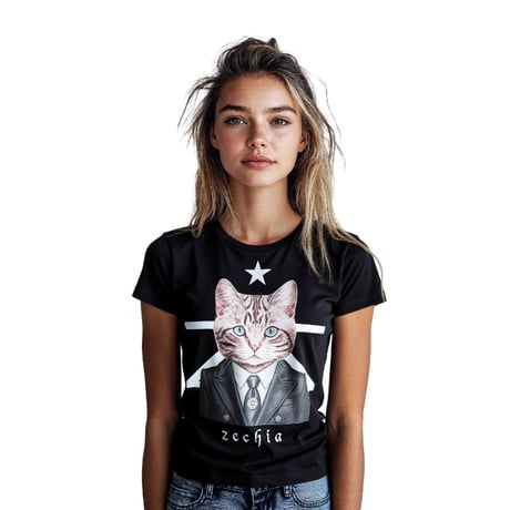【受注生産】 レディス プリントTシャツ ZT-Ladies シリーズ（ブラック）