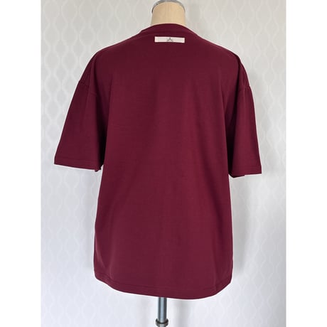 【受注生産】 プリント Big-Tシャツ ZT-BIG シリーズ （バーガンディ）