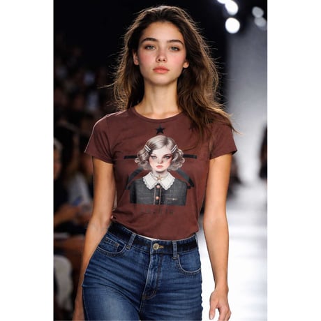 【受注生産】 レディス プリントTシャツ ZT-Ladies シリーズ（チョコレート）