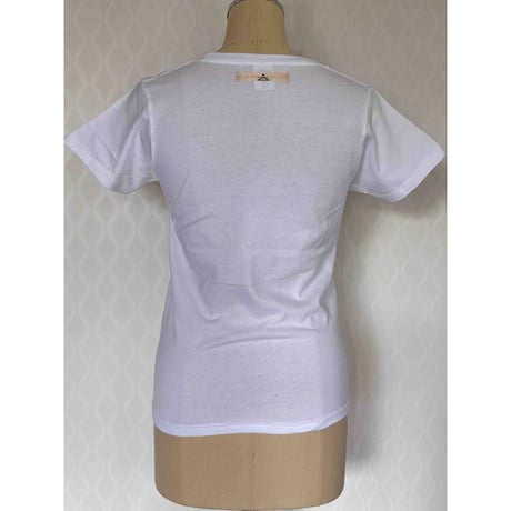 【受注生産】 レディス プリントTシャツ ZT-Ladies シリーズ （ホワイト）