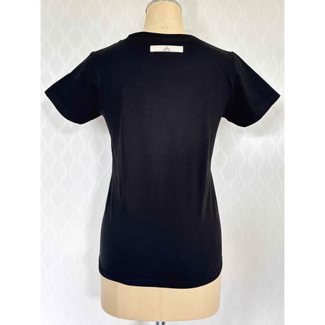 【受注生産】 レディス プリントTシャツ ZT-Ladies シリーズ（ブラック）
