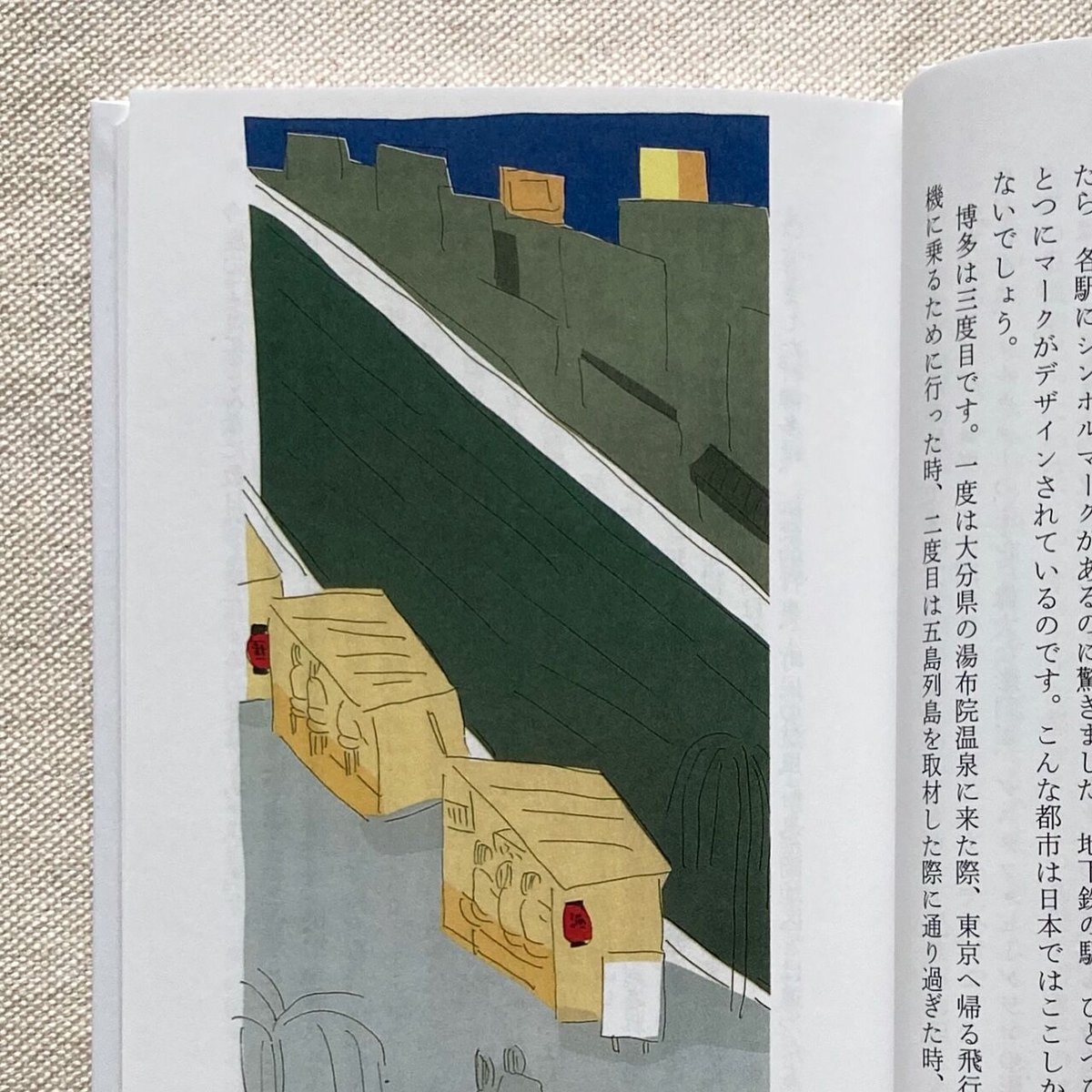 安西水丸｜たびたびの旅 | 曲線