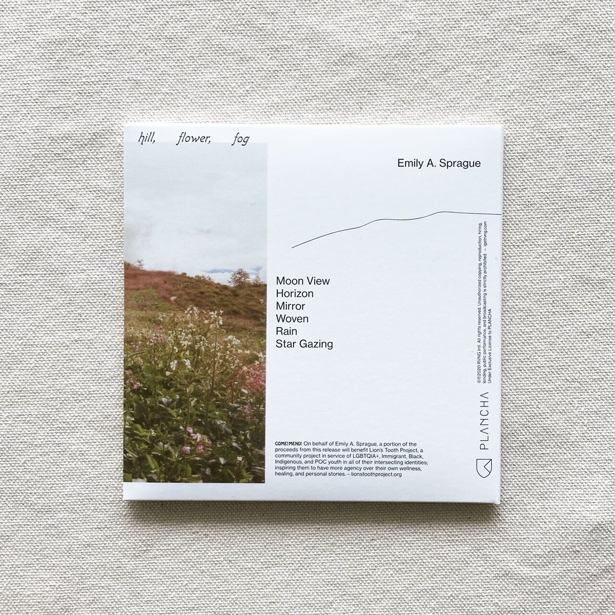 CD〉Emily A. Sprague|Hill, Flower, Fog | 曲線 CD〉Emily A. Sprague|Hill, Flower, Fog | 曲線