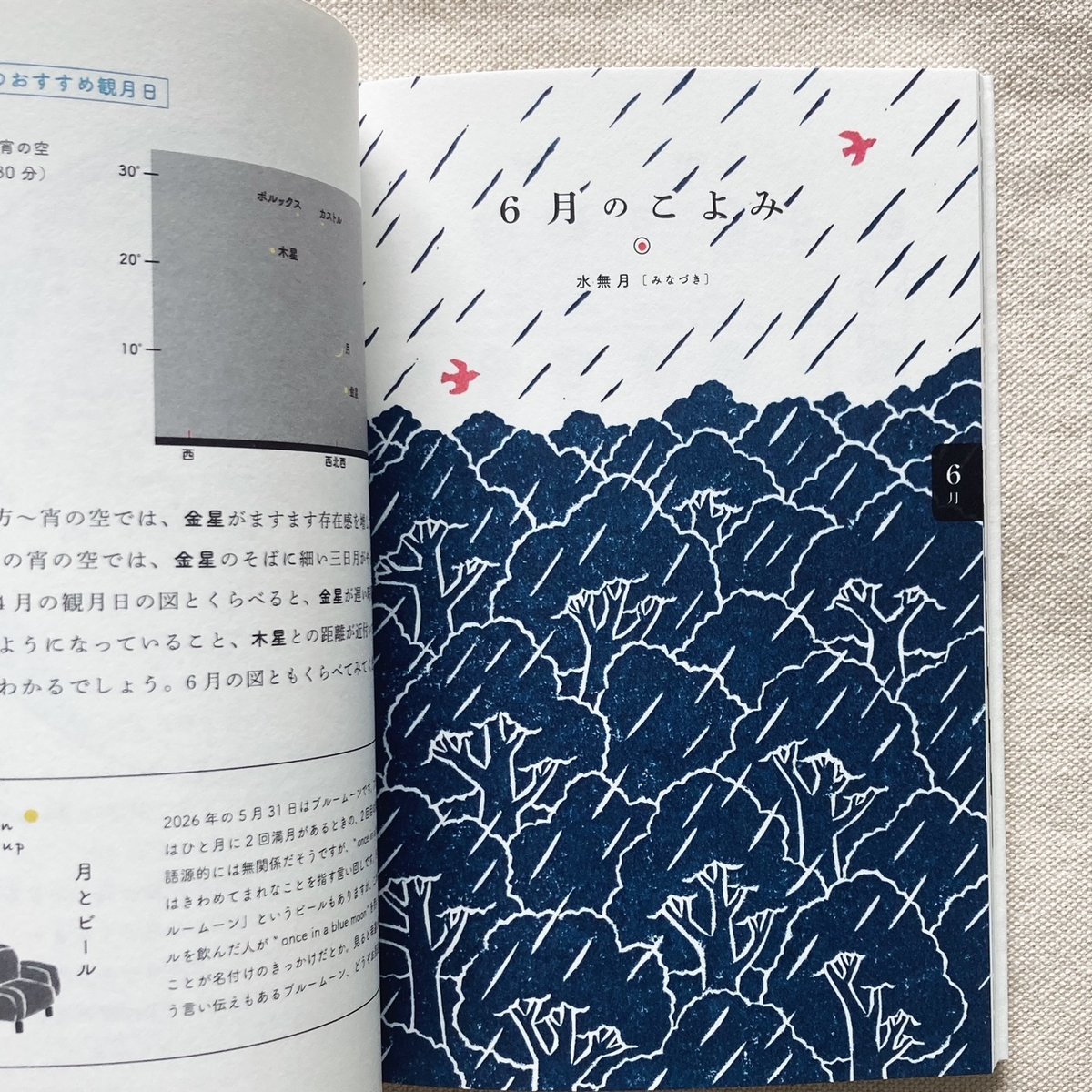 こよみページ 月のこよみ2026 | 曲線