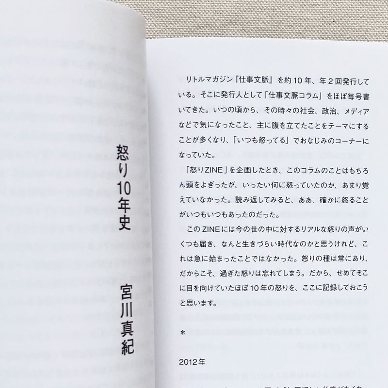 怒りZINE | 曲線