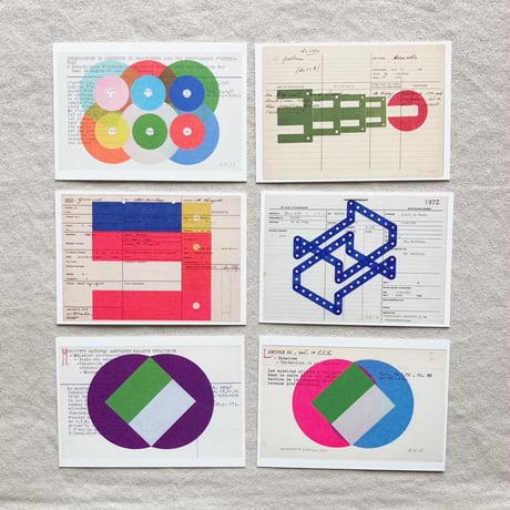 Karel Martens 12 Postcards Set