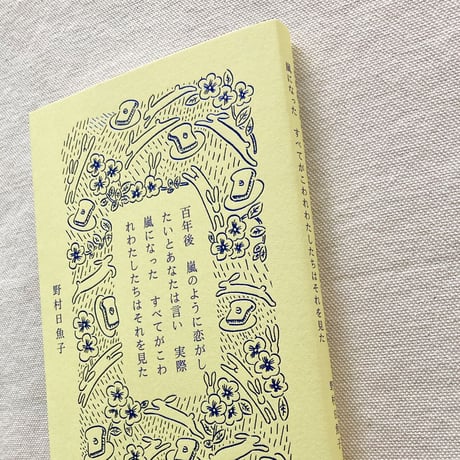 野村日魚子｜百年後　嵐のように恋がしたいとあなたは言い　実際嵐になった　すべてがこわれわたしたちはそれを見た