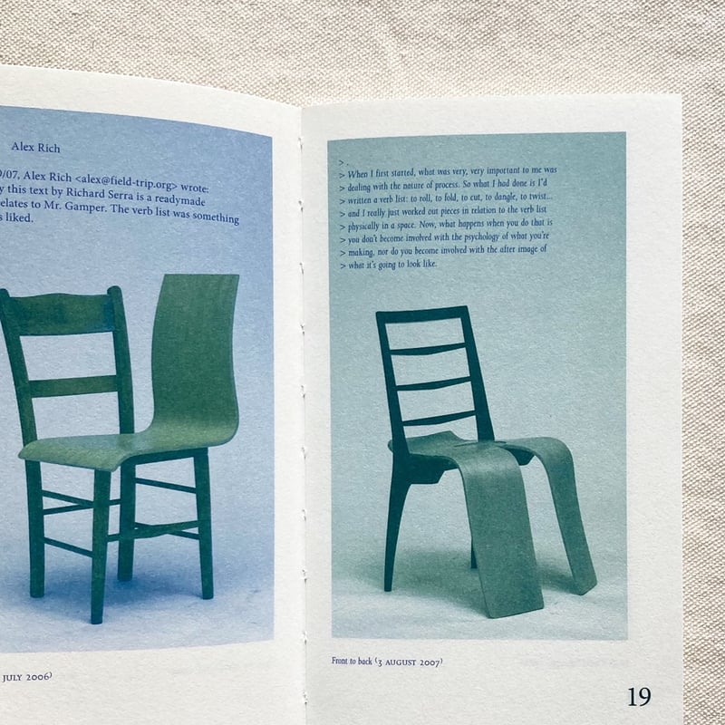 Martino Gamper｜100 Chairs in 100 Days and its 1