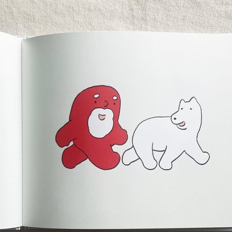 makomo｜赤おじさんと白いイヌ