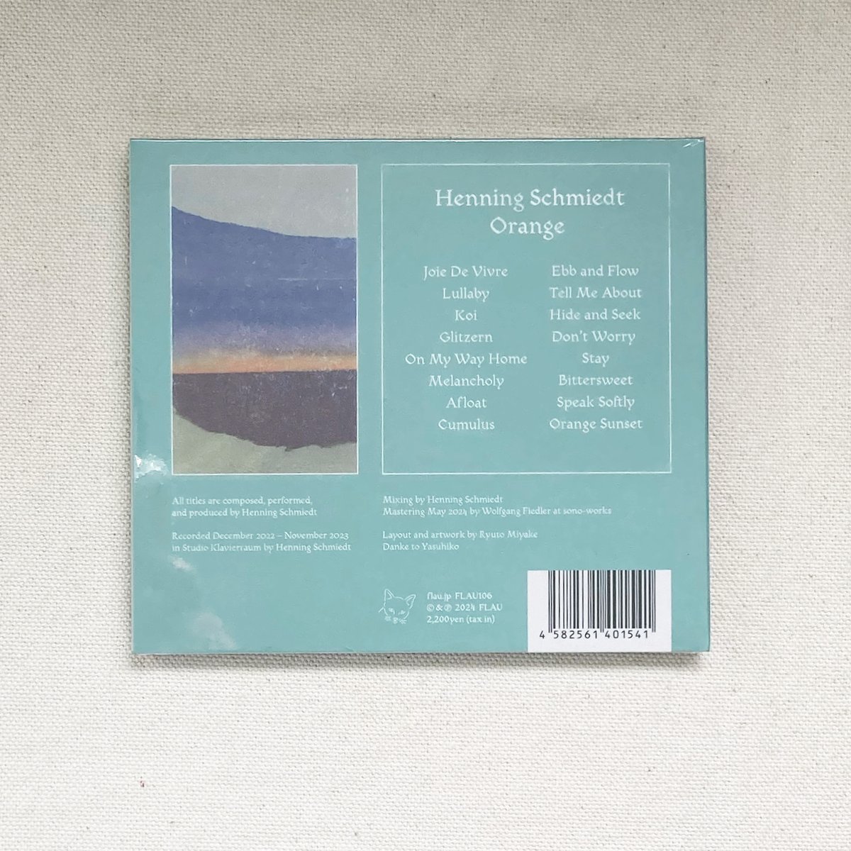 CD〉Henning Schmiedt｜Orange | 曲線