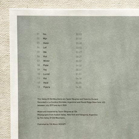 〈CD〉This Valley Of Old Mountains｜This Valley Of Old Mountains