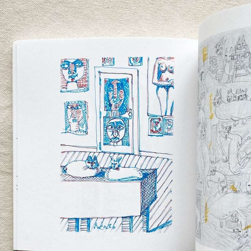 猪熊弦一郎、月と猫、希少な額装用画集画、新品額装付、状態良好 猪熊弦一郎、月と猫、希少な額装用画集画、新品額装付、状態良好
