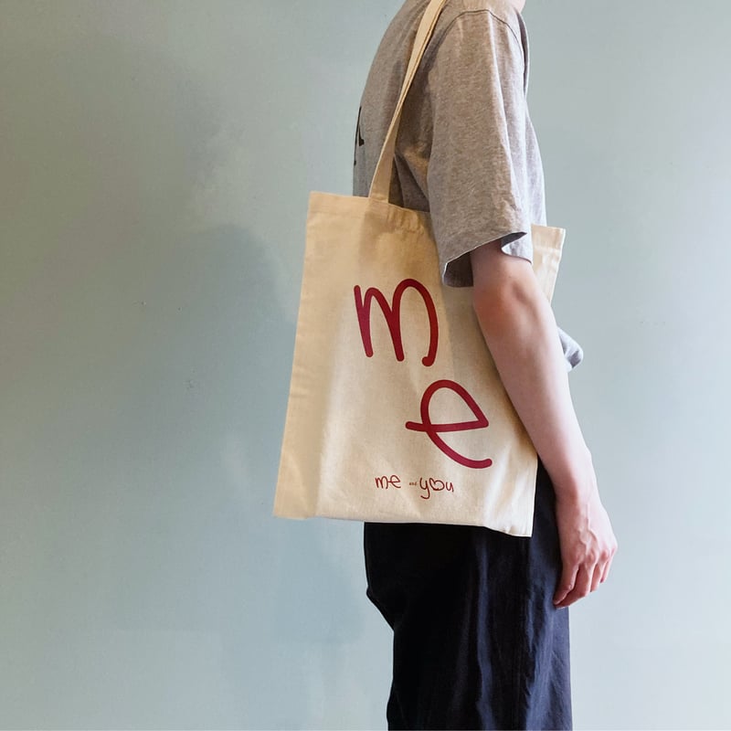 me and you ロゴトートバッグ | 曲線