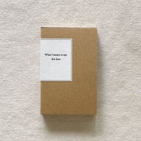 Rie Sato｜What I meant to say.