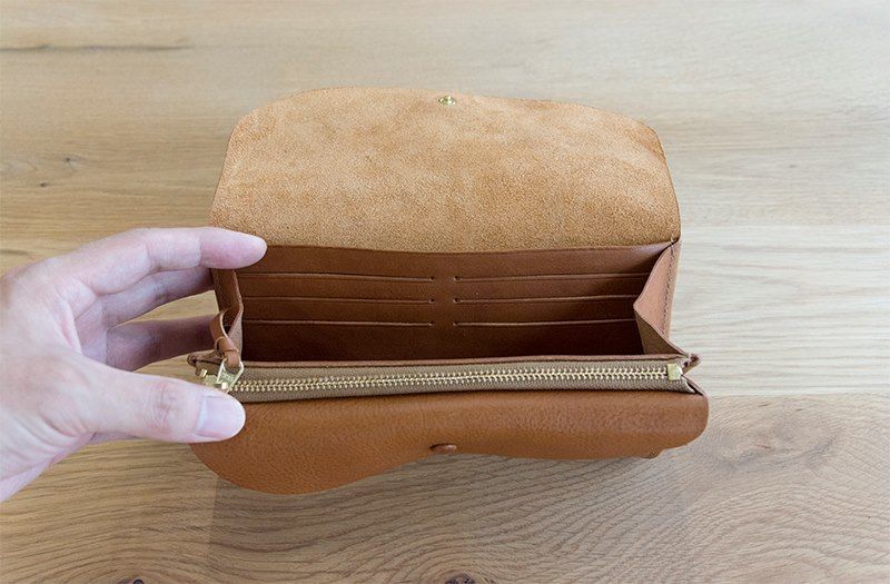 ブラック長財布 プラティカ】長財布 L字ファスナー レザー ロング ウォレット 本