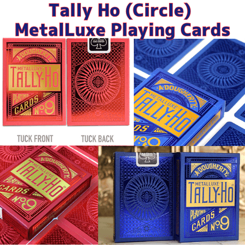 Tally Ho (Circle) MetalLuxe Playing Cards by US