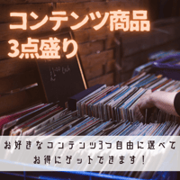 【バルクセール：コンテンツ3点盛り】