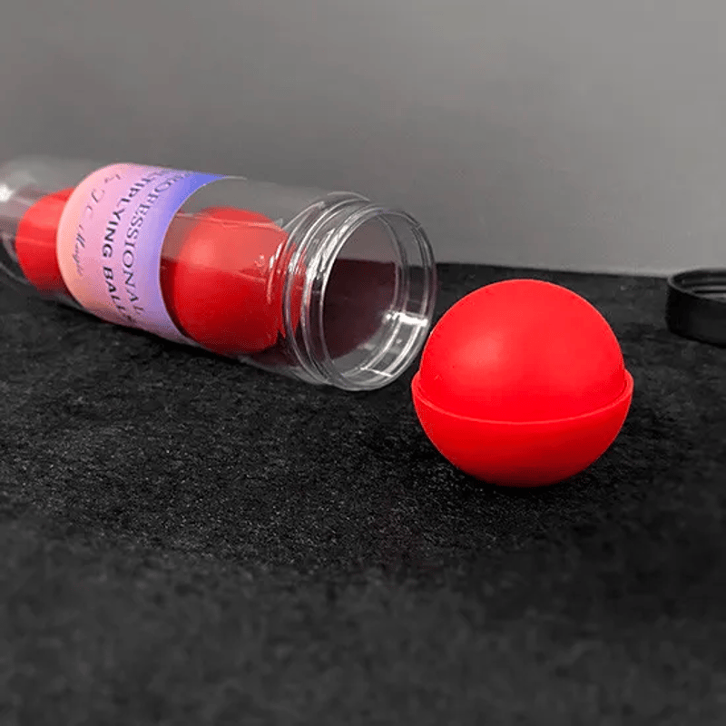 赤と白の光沢ボール 4個セット ケース付き四つ玉 シリコン・四つ玉（44ミリ） | レストランマジック研究所ストアーズ支店