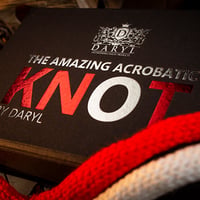 Amazing Acrobatic Knot w/xtra knot Red and White