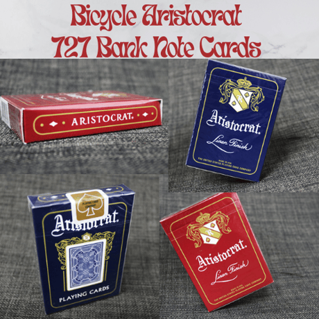 Bicycle Aristocrat 727 Bank Note Cards