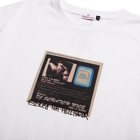 PROFILE SHIRT with Atmosphere Freestyle - ISSUGI & DJ SCRATCH NICE 1song data (White)